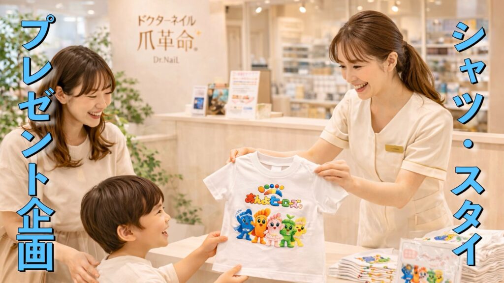 【数量限定】あんよヒーローズTシャツ無料プレゼント企画スタート!