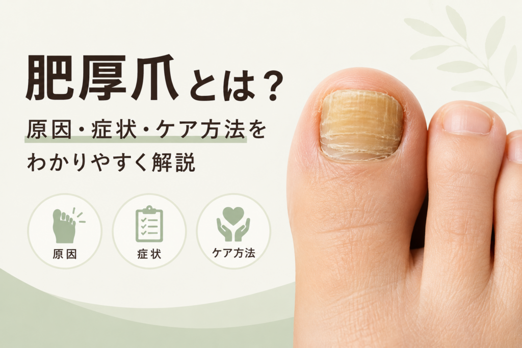 肥厚爪とは？原因・症状・ケア方法をわかりやすく解説